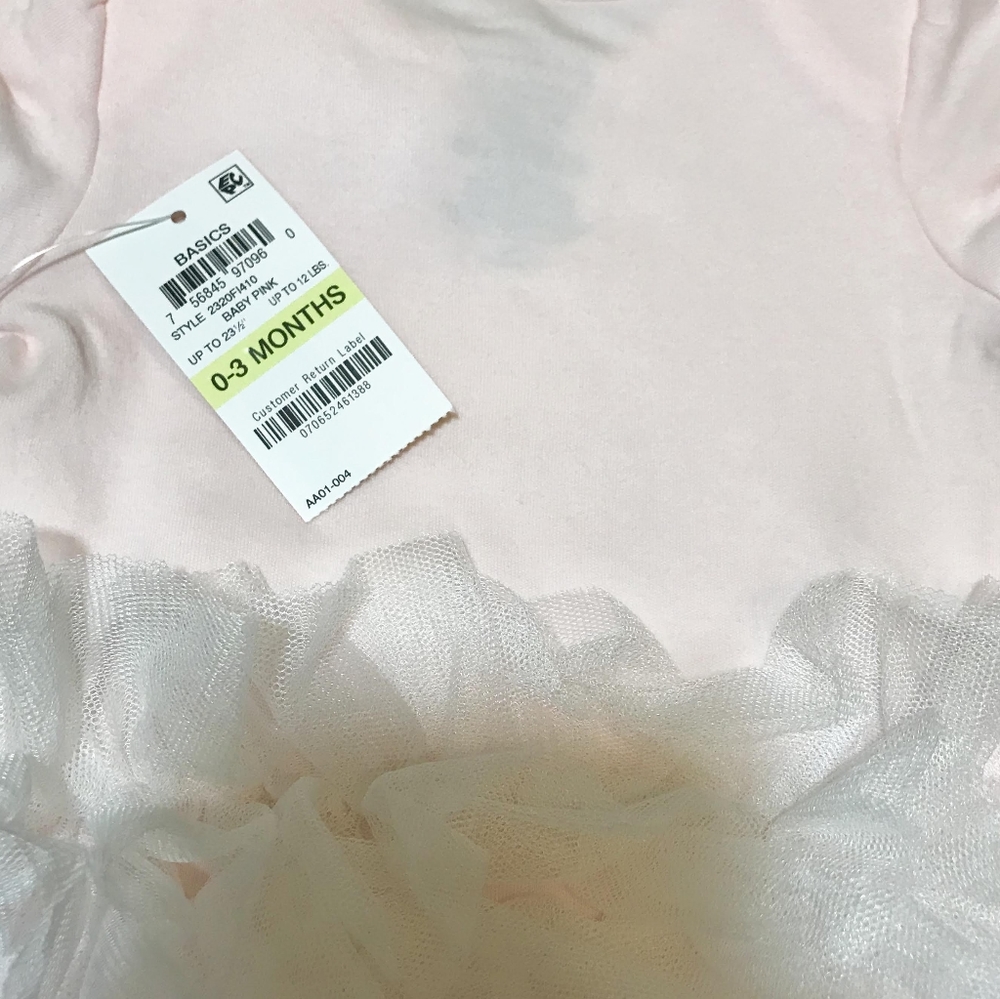 NWT First Impressions Baby Girls  Bodysuit - Picture 4 of 4